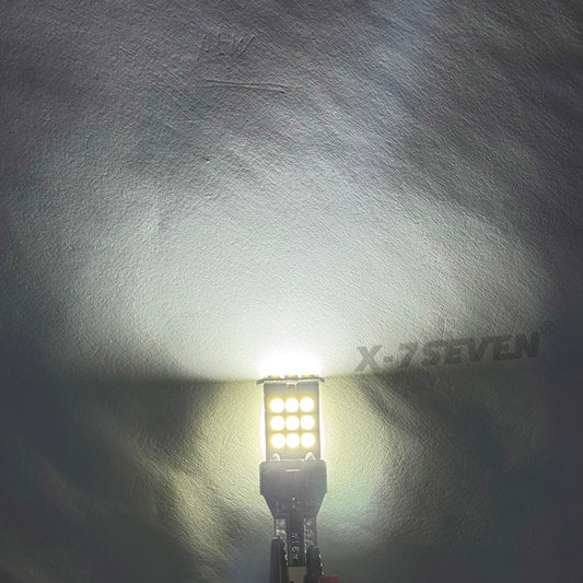 X-7SEVEN CANBUS Pro X-15C Series T15 906 LED Backup Light Bulbs Error Free for Ford F150/Silverado/RAM Trucks