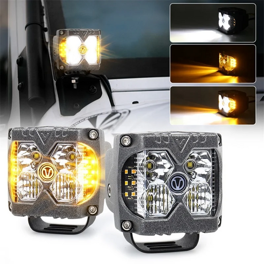 X-7SEVEN 3" 40W White Spot Beam Led Work Light With DRL - WLXCL13