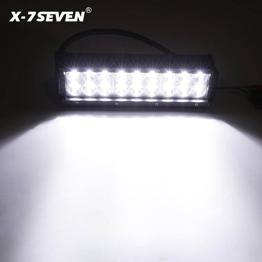 X-7SEVEN 9 Inch 54W Cree Dual Row Spot Beam Led Work Light - WLXCL08