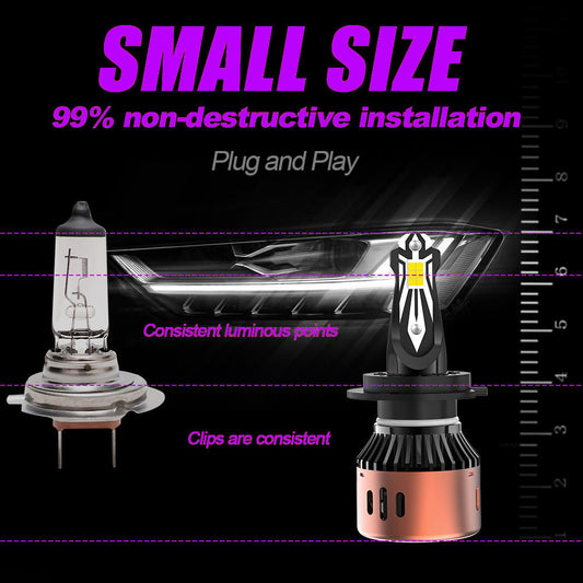 X-7SEVEN OEM Hot Deal X-Lumos Series 85W 20000LM H7 H4 Led Car Headlights Super Bright Car Halogen Headlight H7 LED Car Light