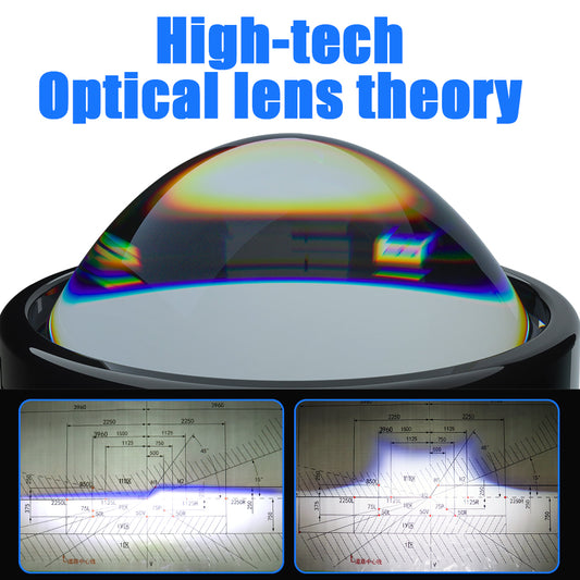 X-7SEVEN A98 OEM/ODM 3 Inch Bi-LED Projector Lens Customizable Headlight Assembly with Laser for Aftermarket Upgrade