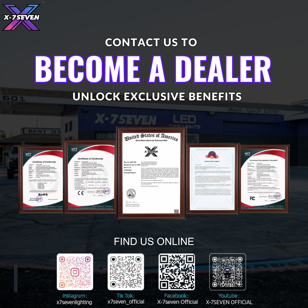 X-7SEVEN Beam-Focused X-Lumino Plus Series 140W 14000LM LHD H4 Mini Projector Lens for Motors and Car