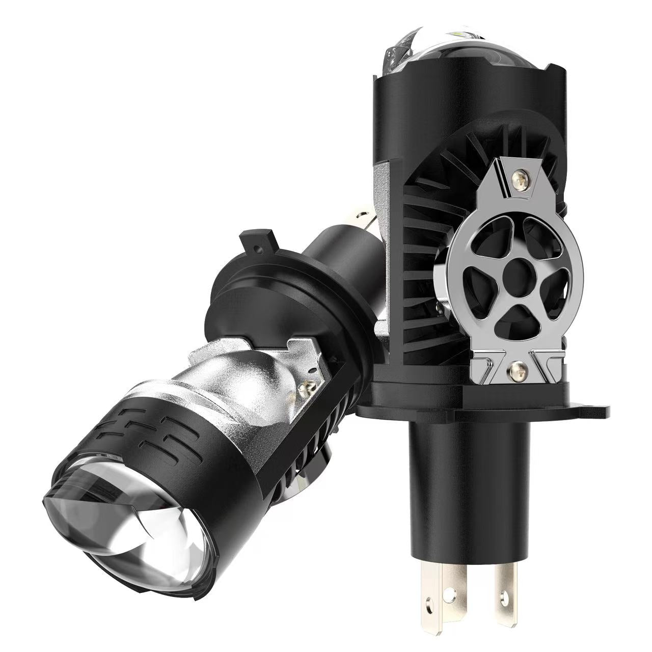 X-7SEVEN Motorcycle Headlight X-Lumino Mini Series 100W 20000LM LHD 9-80V H4 Mini Projector Lens