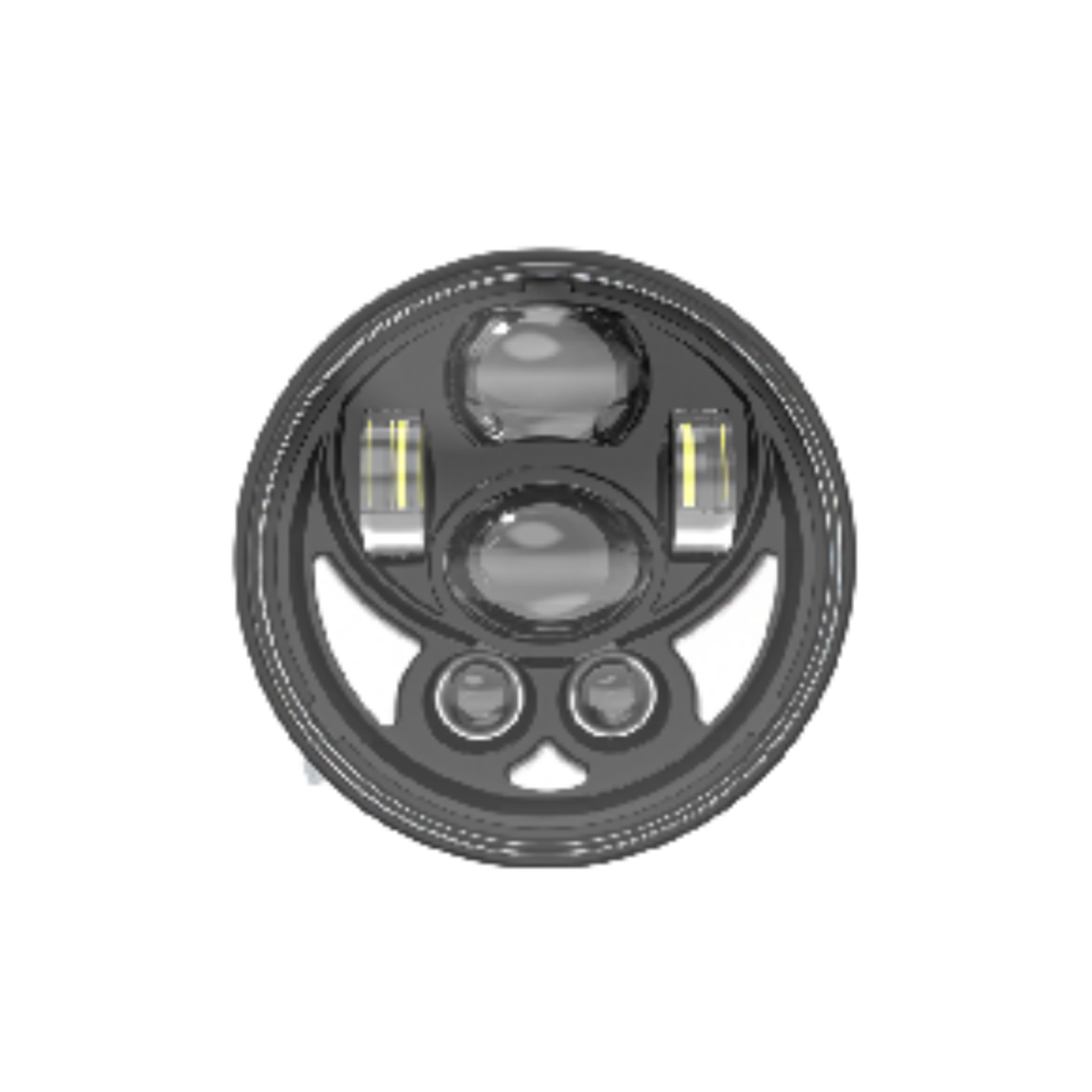 X-7SEVEN 5.75 Inch Round LED Headlight with DRL - X7LHR06
