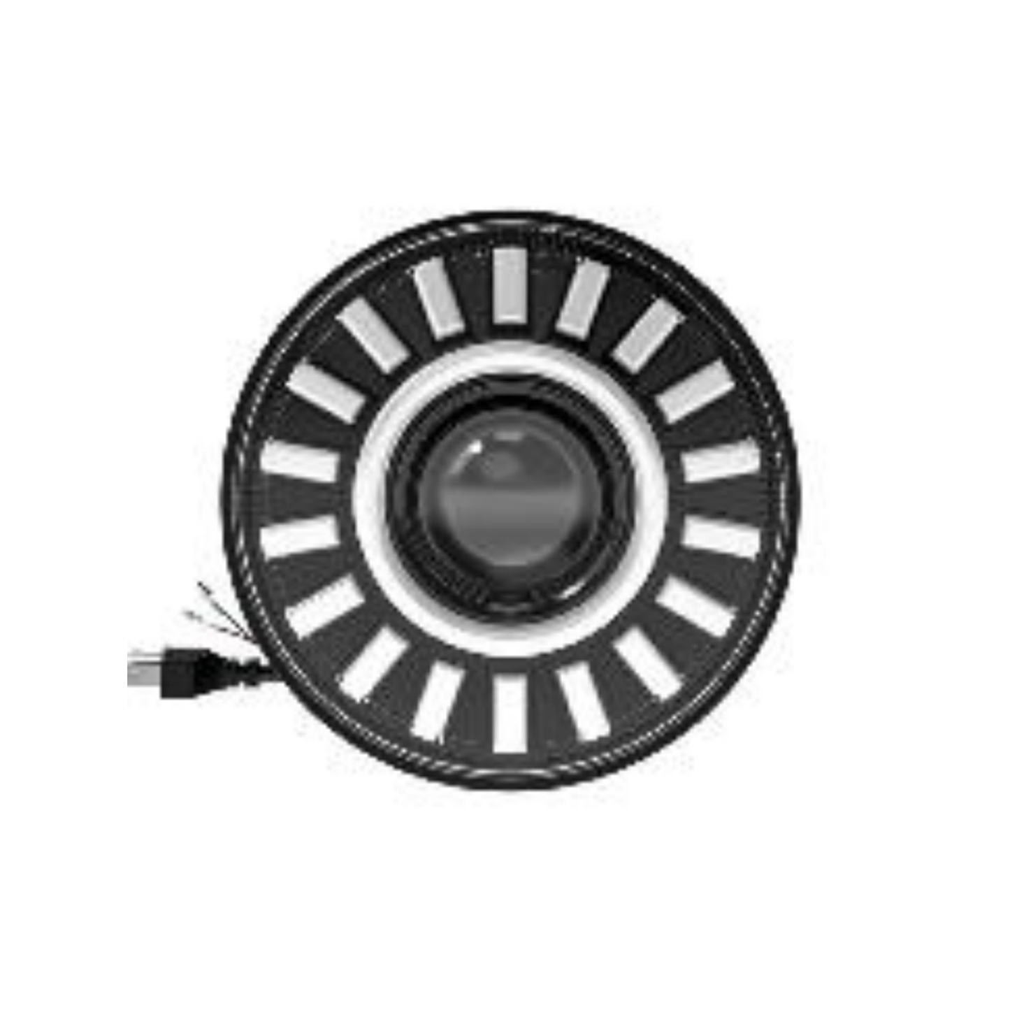 X-7SEVEN 7 Inch Round LED Headlight with DRL - X7LHR10