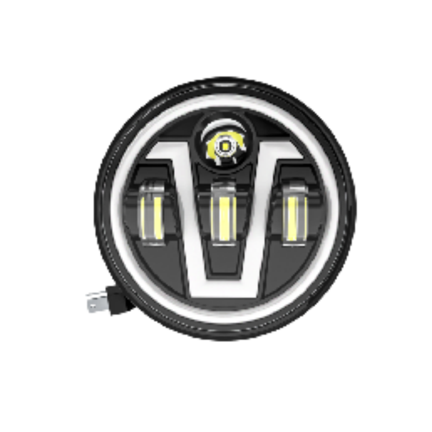 X-7SEVEN 5.75 Inch Round LED Headlight with DRL - X7LHR11