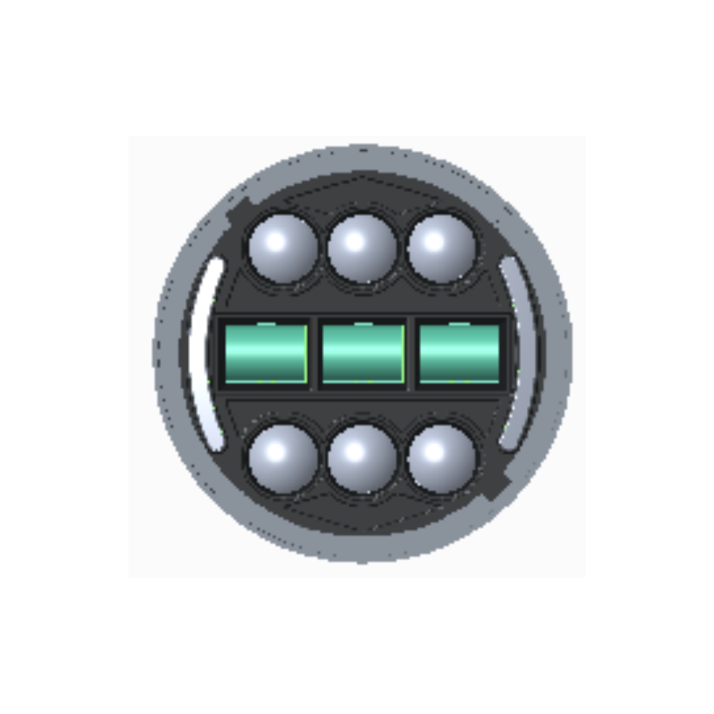 X-7SEVEN 5.75 Inch Round LED Headlight with DRL - X7LHR15