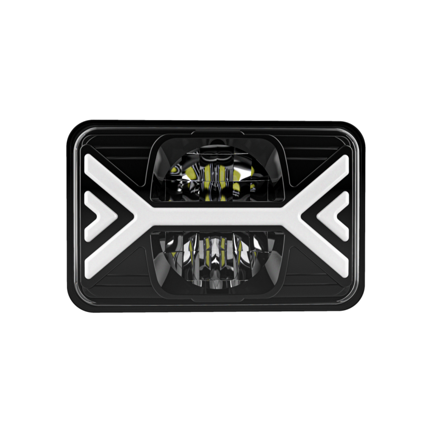 X-7SEVEN 4X6 Inch LED Headlight with DRL - X7STH06