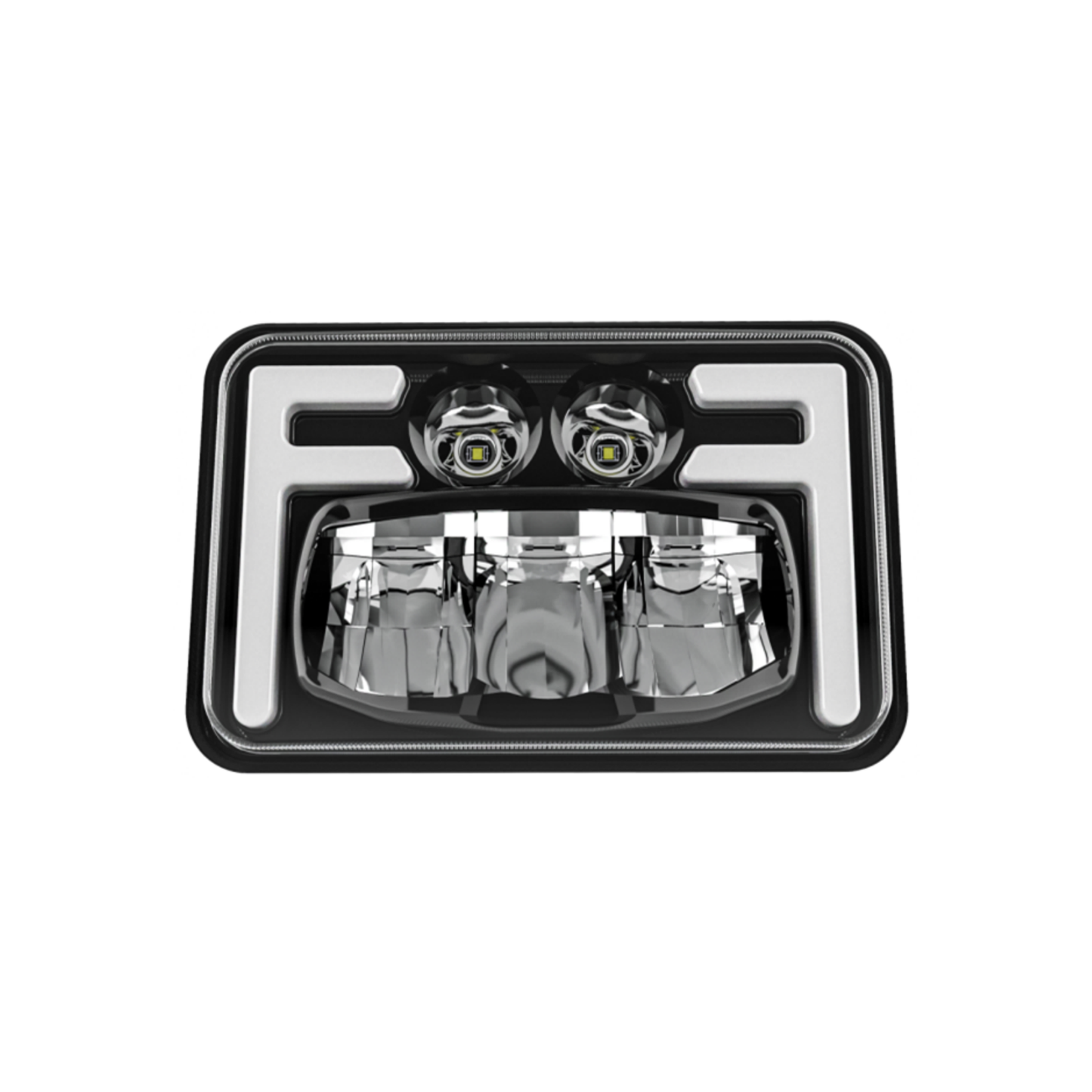 X-7SEVEN 4X6 Inch LED Headlight with DRL - X7STH08