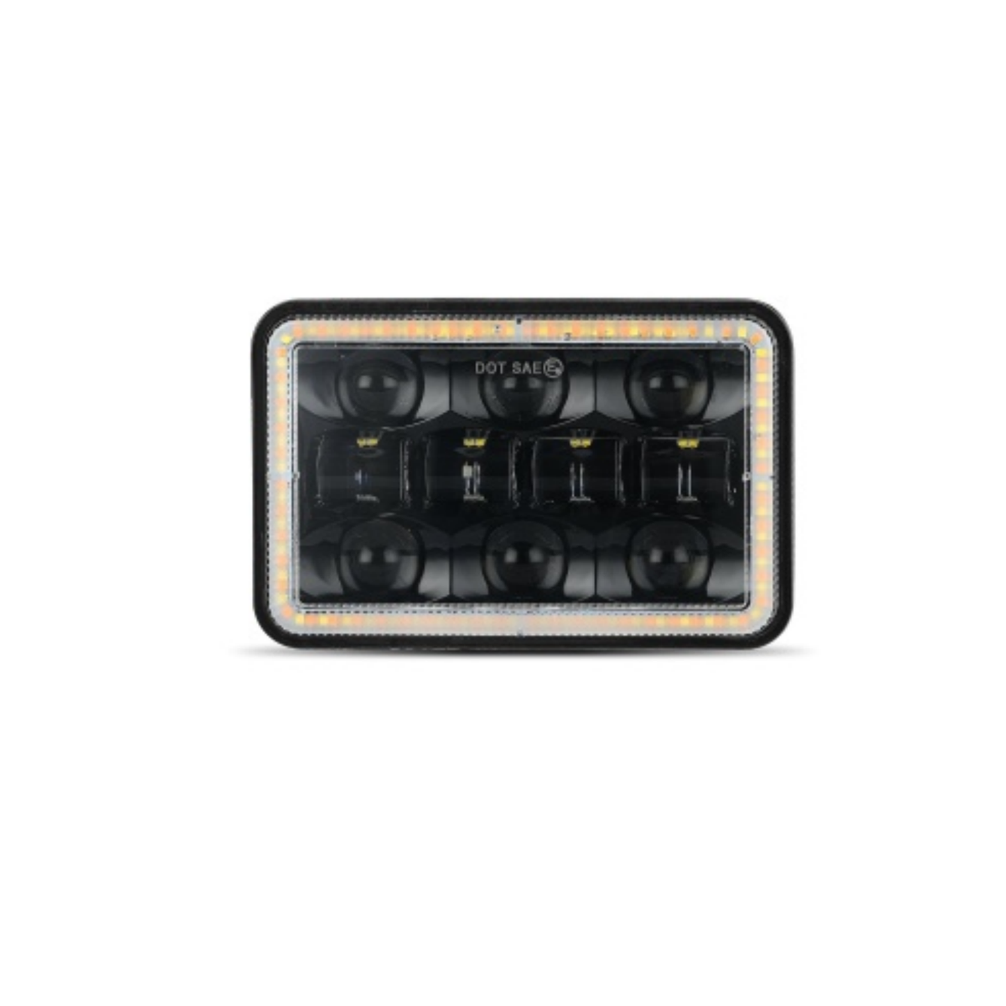 X-7SEVEN 4X6 Inch LED Headlight with DRL - X7STH44