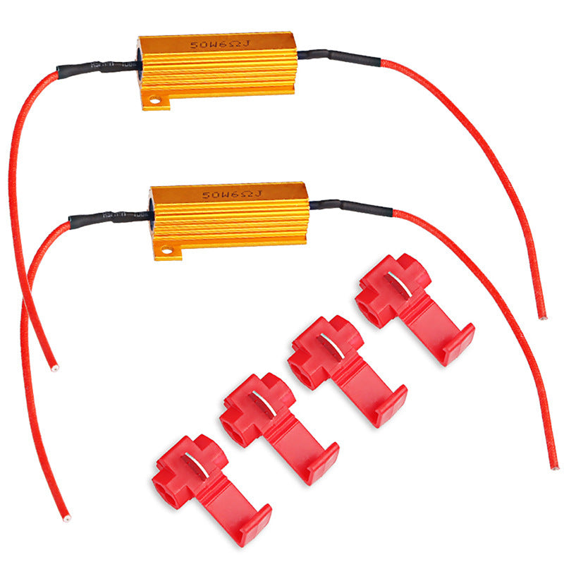 X-7SEVEN Load Resistor -Set- to eliminate Hyper Flashing on LED Turn Signal