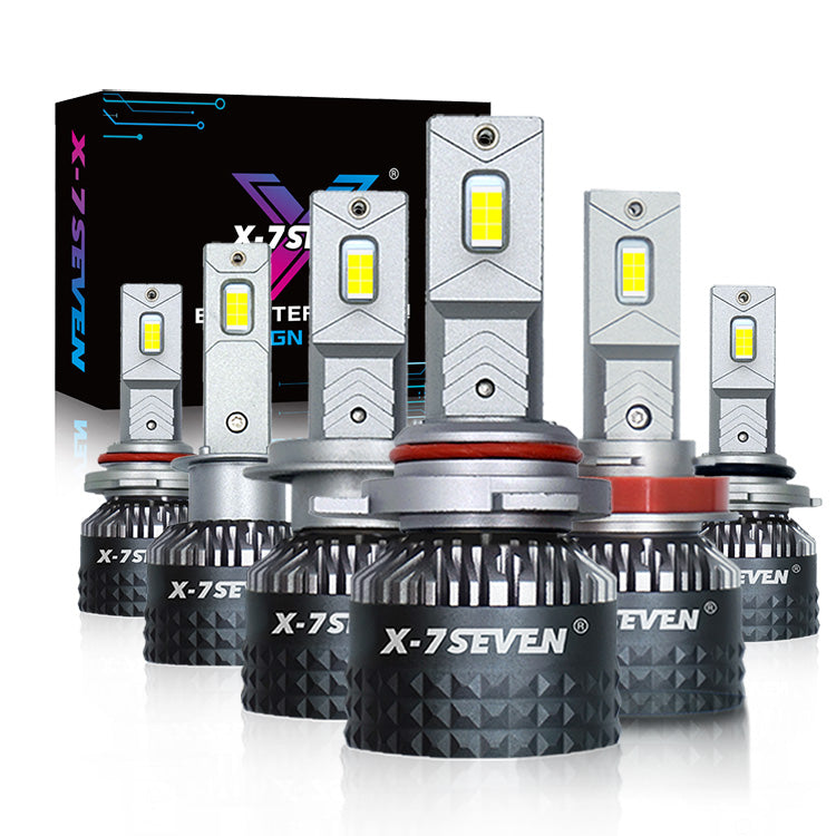 X-7SEVEN Premium Quality X-Zeus Pro Series 170W 35000LM H4 H7 H1 High Low Beam Faro Led Auto LED Headlight Bulb