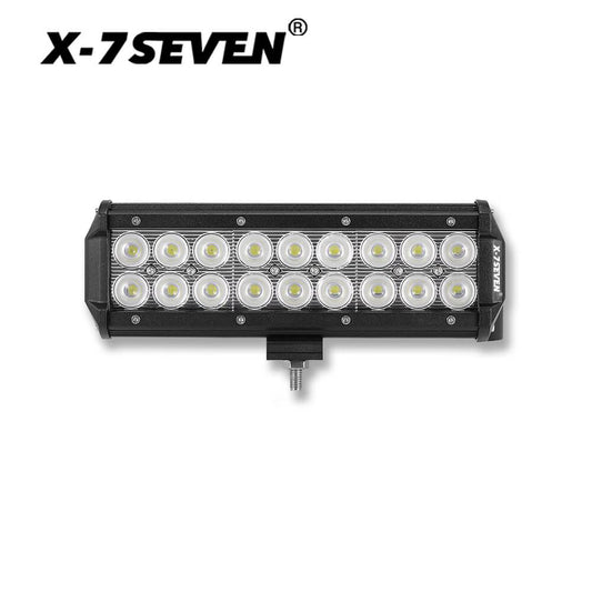 X-7SEVEN 9 Inch 54W Cree Dual Row Flood Beam Led Work Light - WLXCL07
