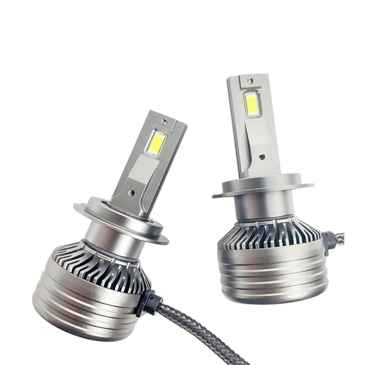 X-7SEVEN OEM Premium Lighting R8 Series H4/H7/9005 140W 30000LM 6500K Anti-Flicker LED Headlamp Bulb for Rain/Snow