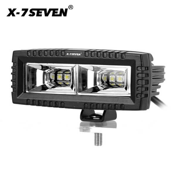X-7SEVEN 5 Inch 40W Rectangle Flood Beam LED Work Light - DLX0020