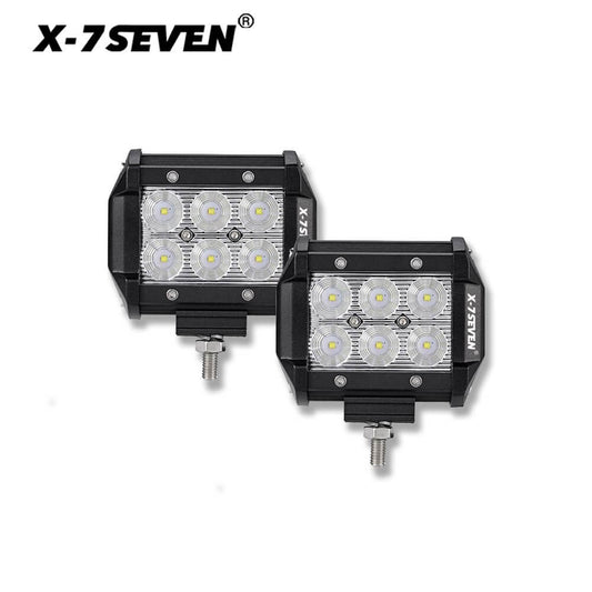 X-7SEVEN 4 Inch 18W White Flood Beam Spot Beam Led Work Light - WLXCL01