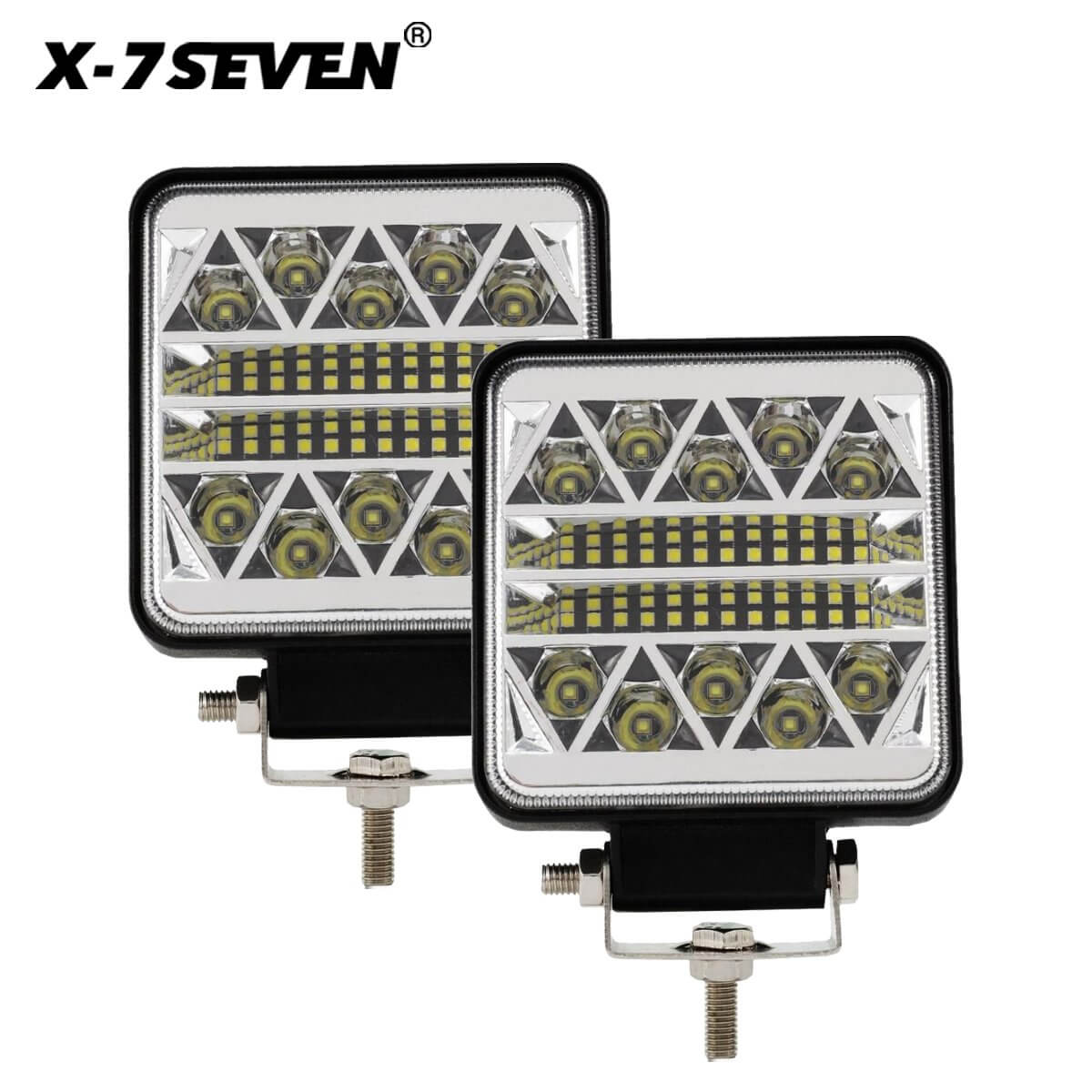 X-7SEVEN 4.5 Inch 34W Square Combo Beam Led Driving Light - DLX0005