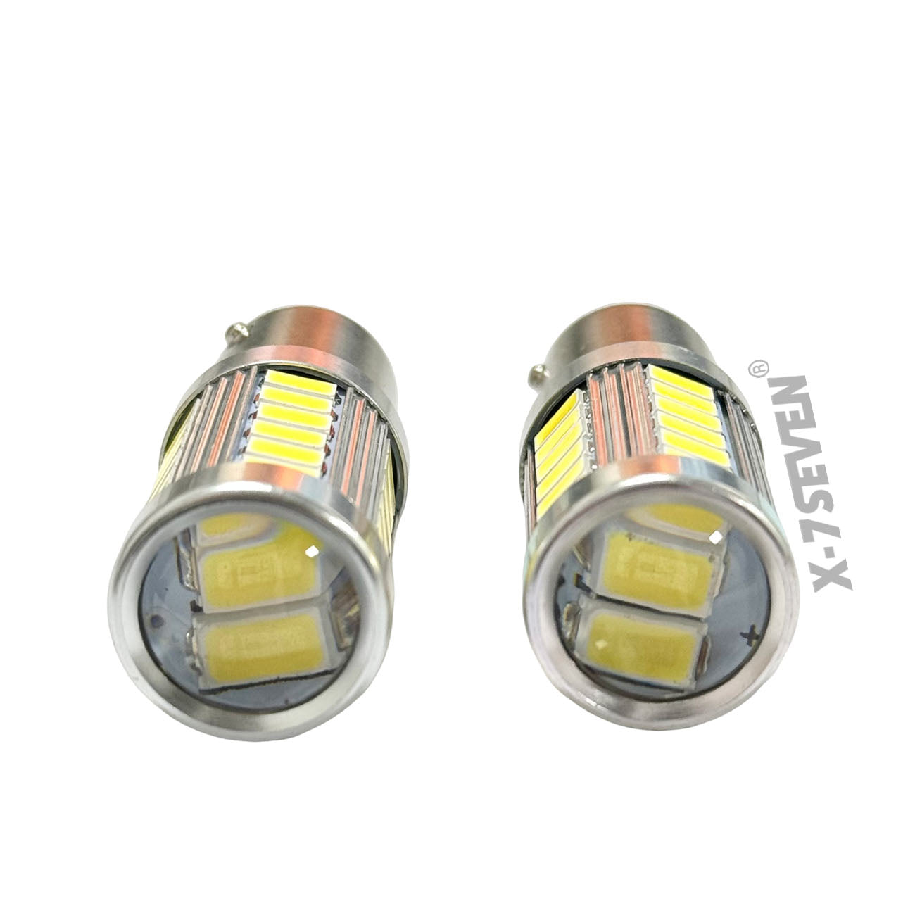 X-7SEVEN CANBUS Built-in X-Glow Series 12W 1500LM 7443 3156 1157 T25 300% Brighter LED Turn Bulb with Universal Socket