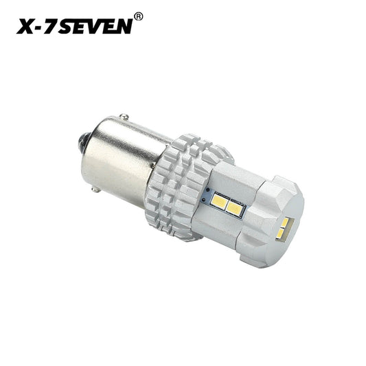 X-7SEVEN Anti-Flicker X-Smart Series 34W 3400LM 7443 3156 1157 T25 LED Turn Light Bulb for Cars Trucks Motorcycles