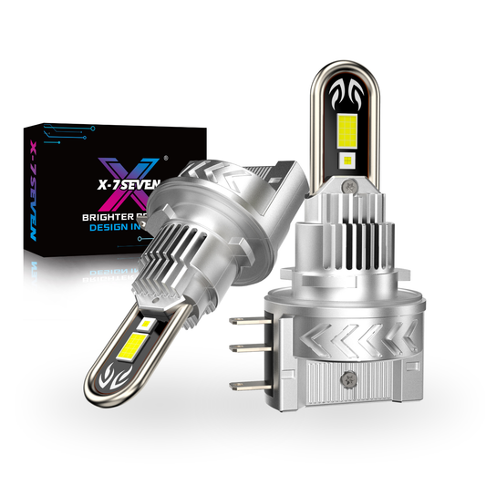 X-7SEVEN 2026 New Upgraded X-Luna S2 Series 150W 15000LM LED Bulb With DRL H15 LED Headlight Bulb