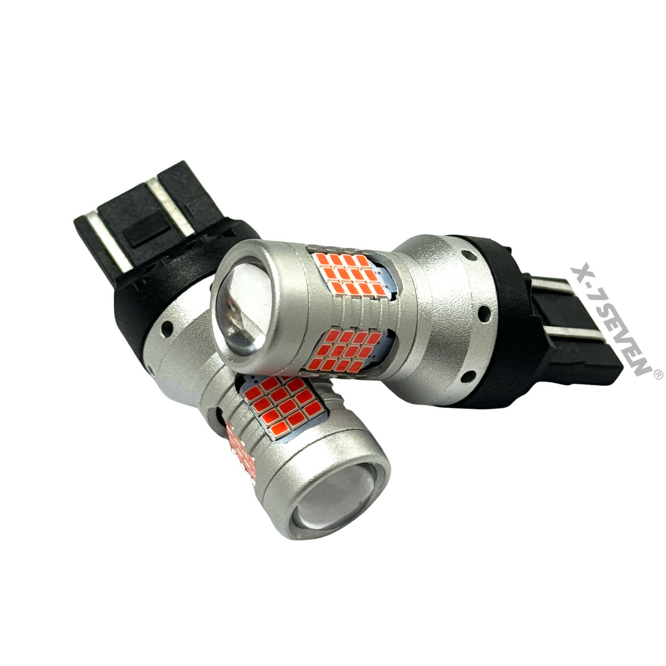 X-7SEVEN Ultra Bright X-Luminex Series 20W 2200LM 3156/3157/7440/7443/1156/1157 T20 T25 CANBUS Turn Signal Bulb for Cars & Trucks