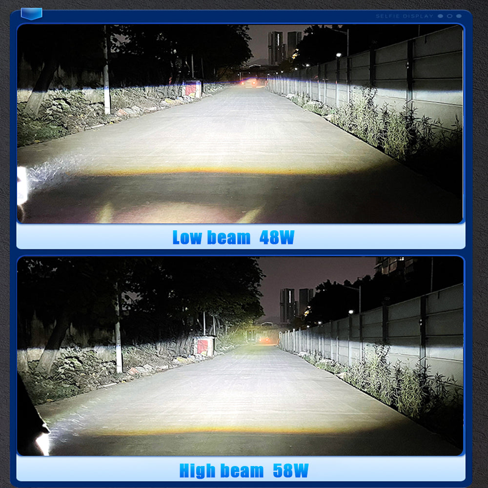 X-7SEVEN A98 OEM/ODM 3 Inch Bi-LED Projector Lens Customizable Headlight Assembly with Laser for Aftermarket Upgrade