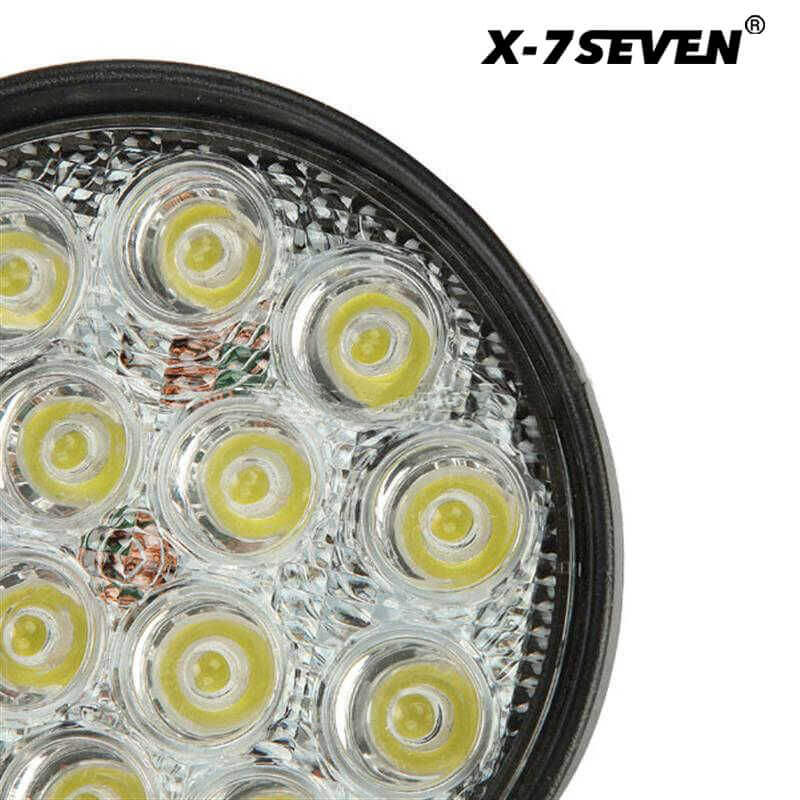 X-7SEVEN 4.5 Inch 42W Epistar Round Flood Beam Led Driving Light - DLX0002