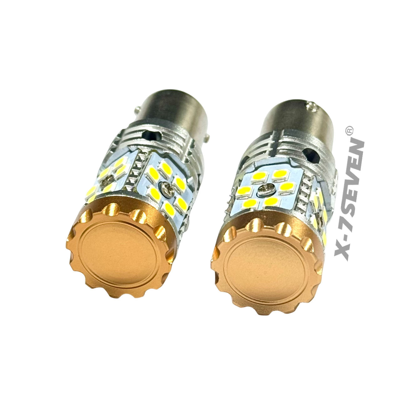 X-7SEVEN High Quality X-Crown Series 65W 7000LM 3157 7443 LED Turn Signal Lights Canbus Error Free Direct Fit For Honda Toyota