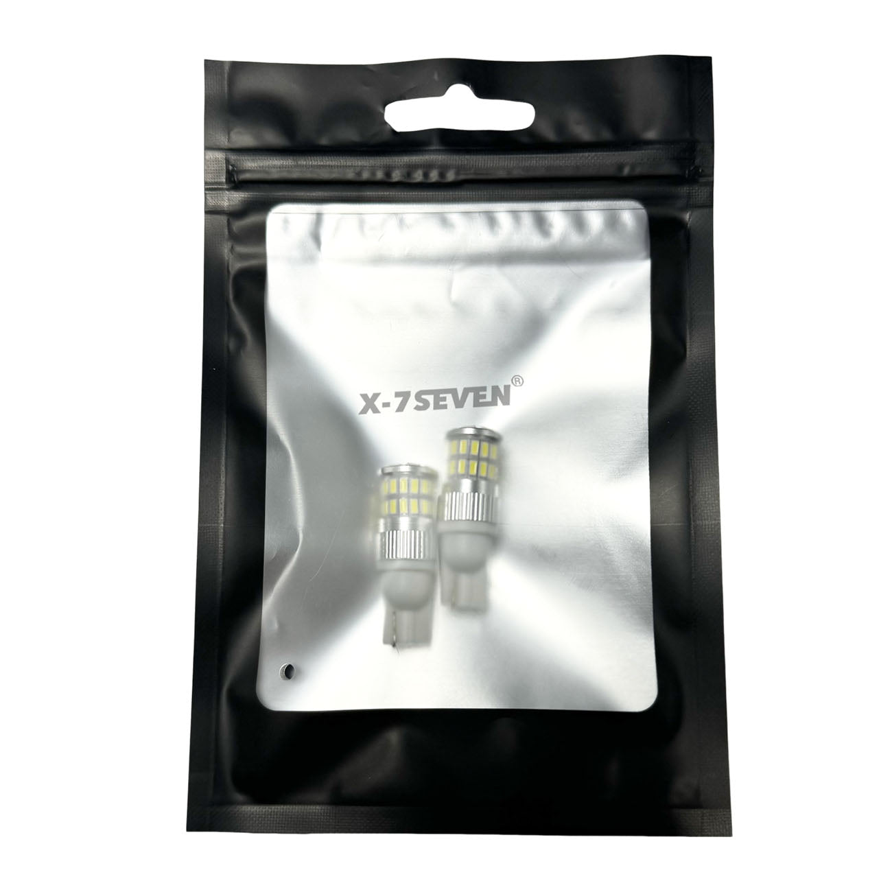 X-7SEVEN 360° Beam X-T10E Series T10 W5W White LED Dome Light Bulbs with Universal Adapter