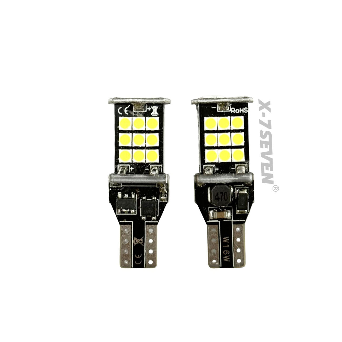 X-7SEVEN CANBUS Pro X-15C Series T15 906 LED Backup Light Bulbs Error Free for Ford F150/Silverado/RAM Trucks