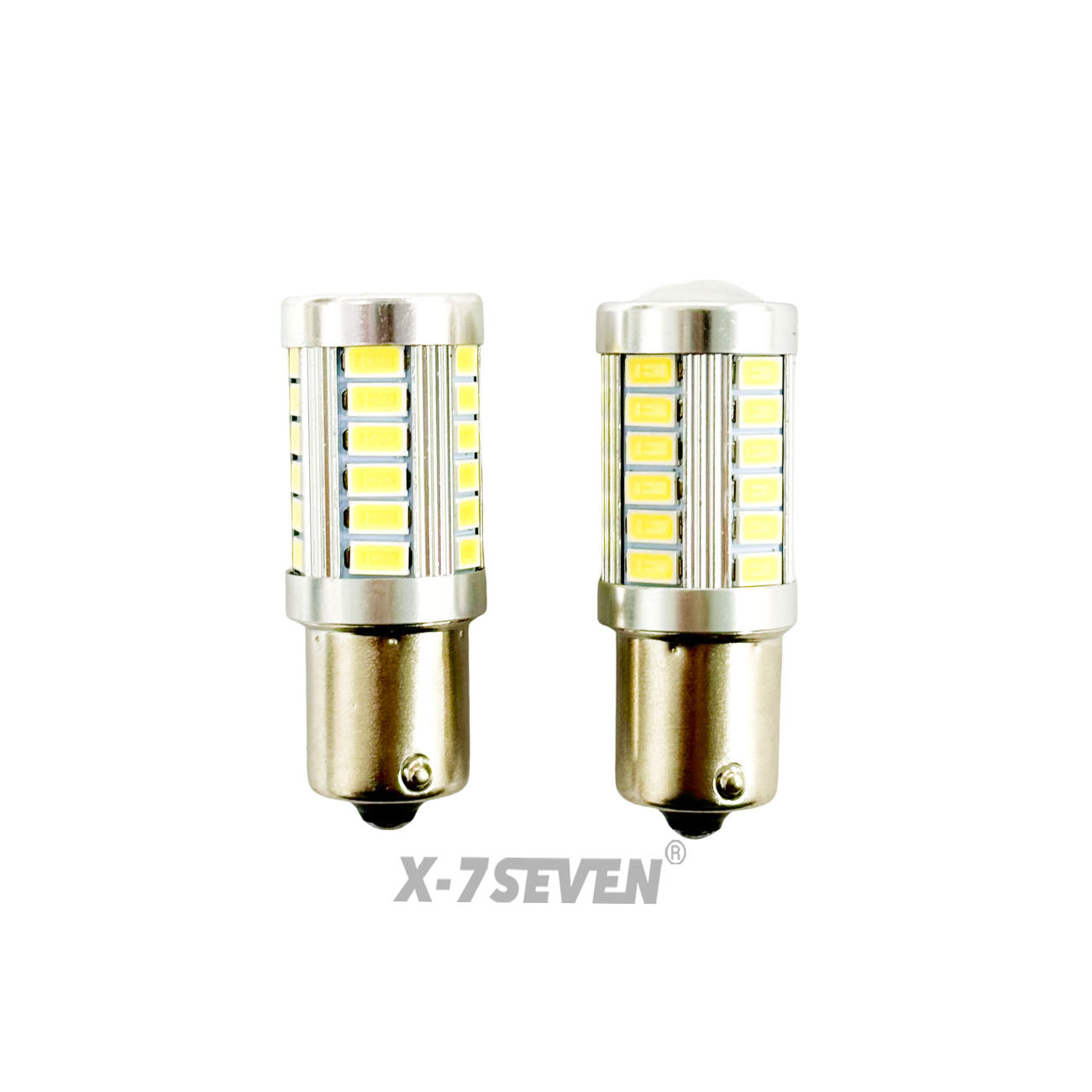 X-7SEVEN CANBUS Built-in X-Glow Series 12W 1500LM 7443 3156 1157 T25 300% Brighter LED Turn Bulb with Universal Socket