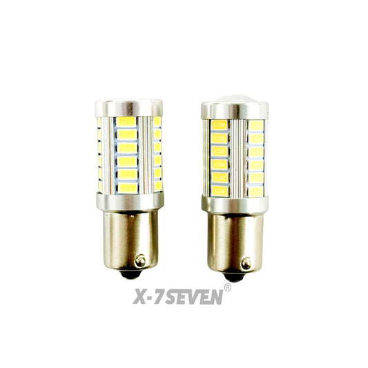X-7SEVEN CANBUS Built-in X-Glow Series 12W 1500LM 7443 3156 1157 T25 300% Brighter LED Turn Bulb with Universal Socket