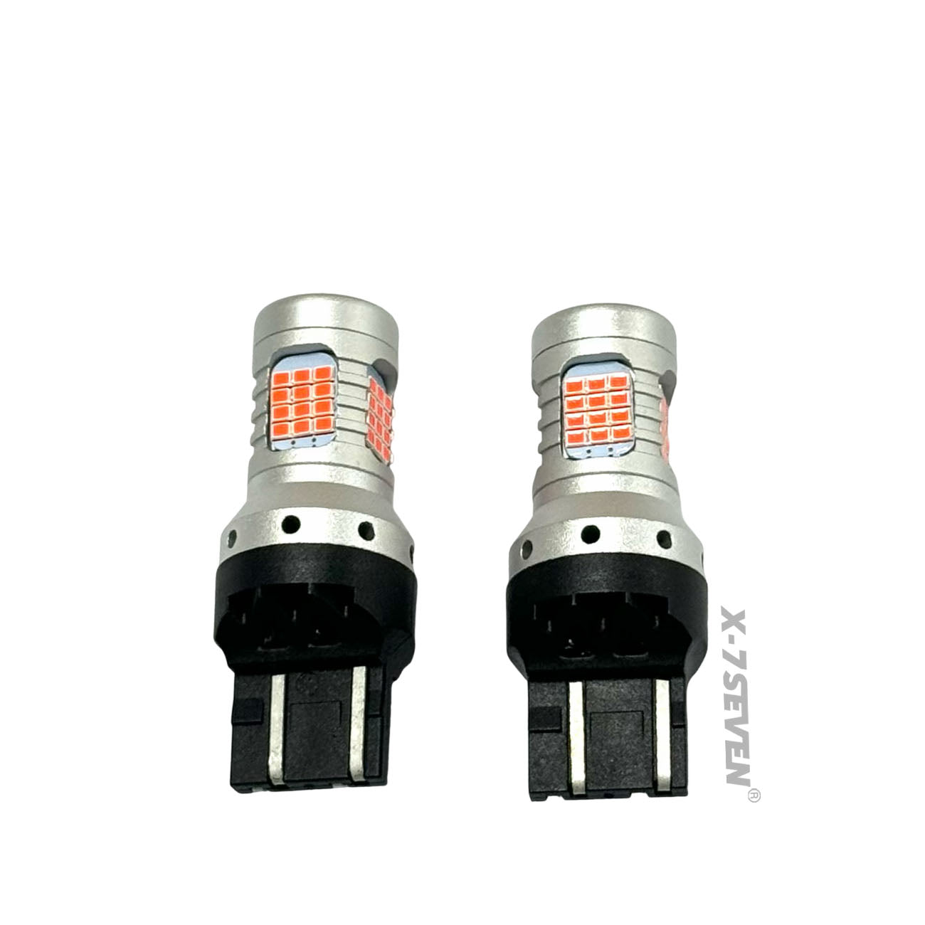 X-7SEVEN Ultra Bright X-Luminex Series 20W 2200LM 3156/3157/7440/7443/1156/1157 T20 T25 CANBUS Turn Signal Bulb for Cars & Trucks