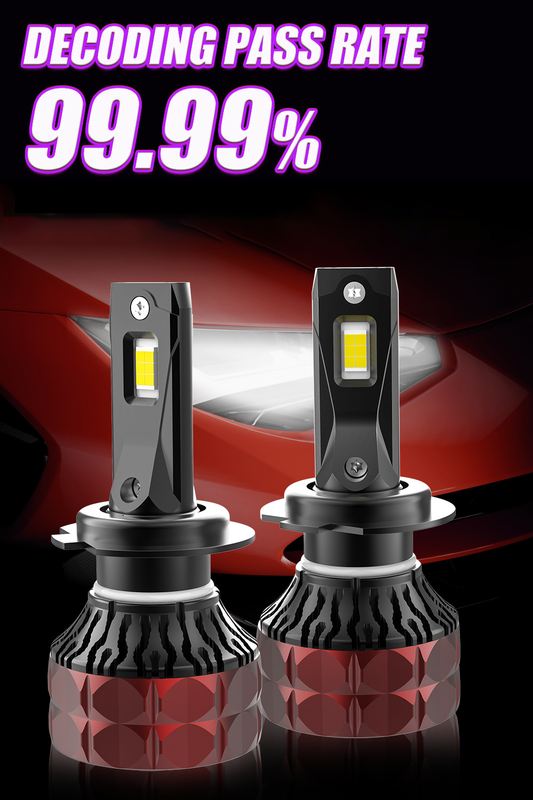 X-7SEVEN OEM Super Decoder X-Athena Series 120W 24000LM H7 H11 H4 Luz Frontal Coche Hi/Lo Beam 6500K Blanco LED Headlight Bulb
