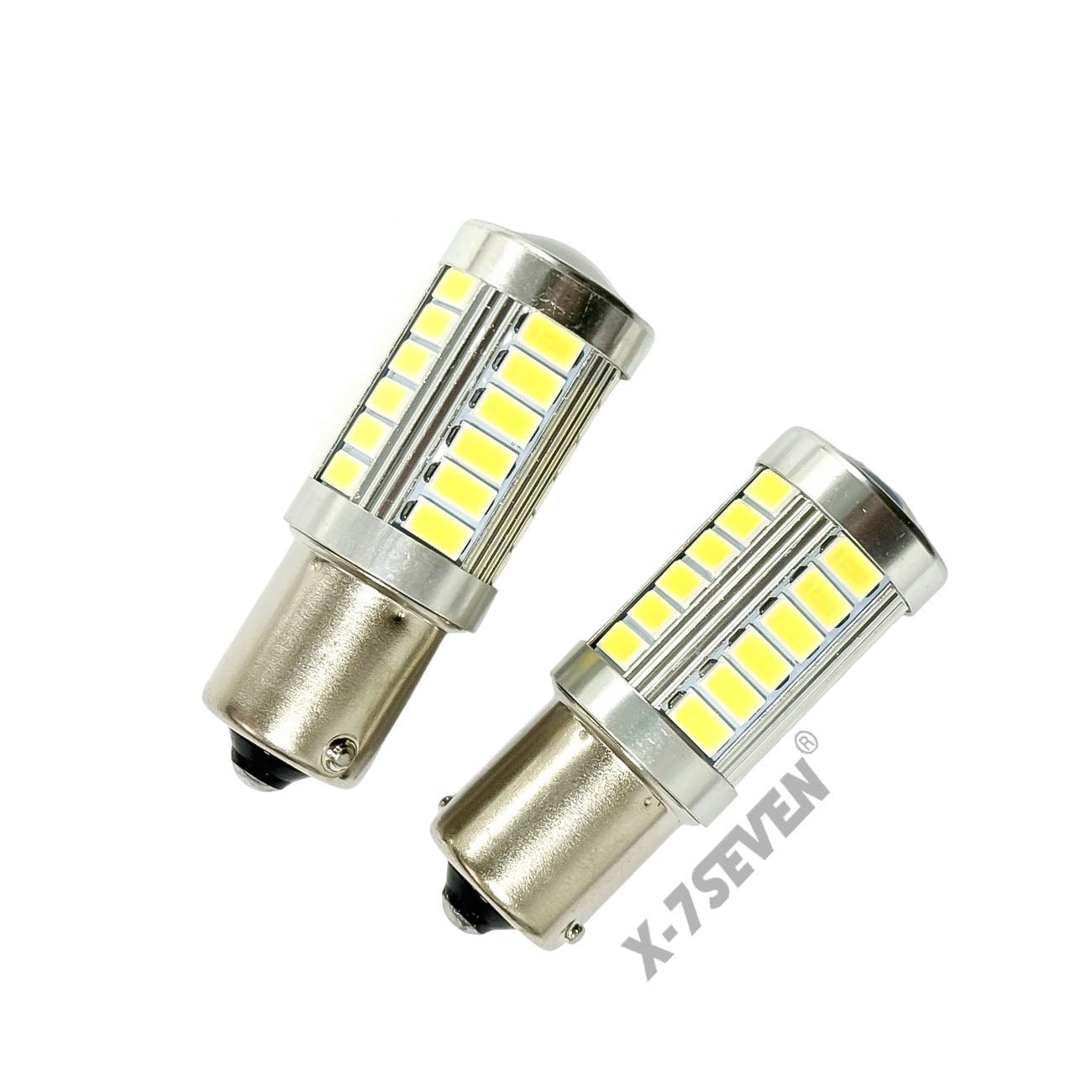 X-7SEVEN CANBUS Built-in X-Glow Series 12W 1500LM 7443 3156 1157 T25 300% Brighter LED Turn Bulb with Universal Socket