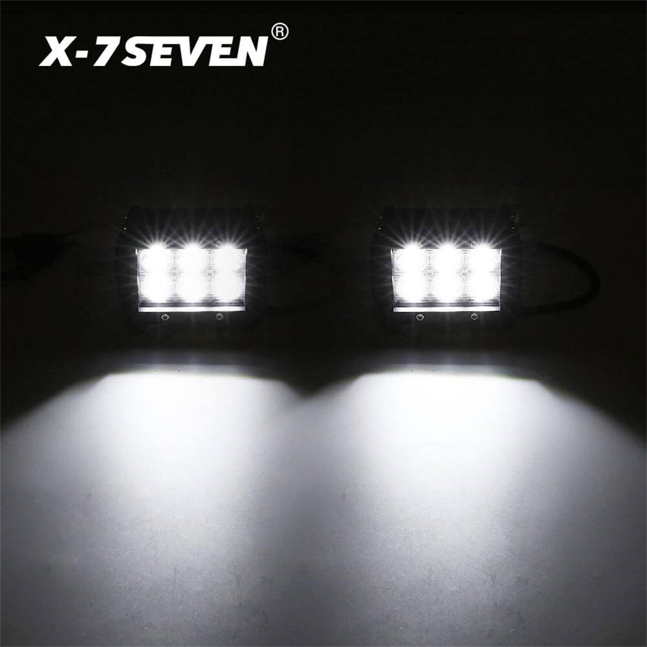 X-7SEVEN 4 Inch 18W White Flood Beam Spot Beam Led Work Light - WLXCL01