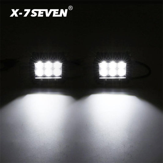 X-7SEVEN 4 Inch 18W White Flood Beam Spot Beam Led Work Light - WLXCL01
