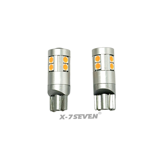 X-7SEVEN CANBUS Ready X-T10D Series T10 194 LED Interior Light Bulbs No Flicker for Mercedes/BMW/Audi