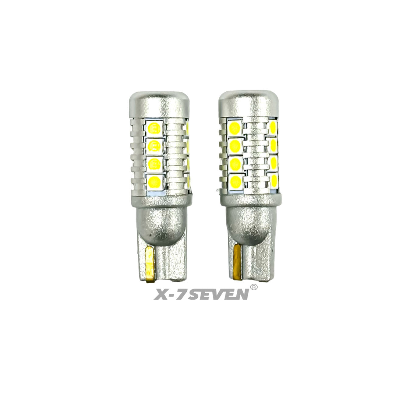 X-7SEVEN Super Bright X-10C Series T10 5W 600LM 194 168 LED License Plate Light Error Free Anti-Glare Universal Fit