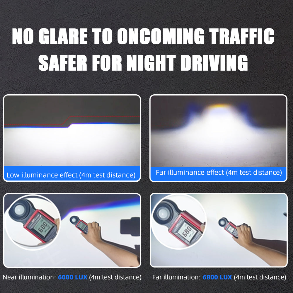 X-7SEVEN A98 OEM/ODM 3 Inch Bi-LED Projector Lens Customizable Headlight Assembly with Laser for Aftermarket Upgrade