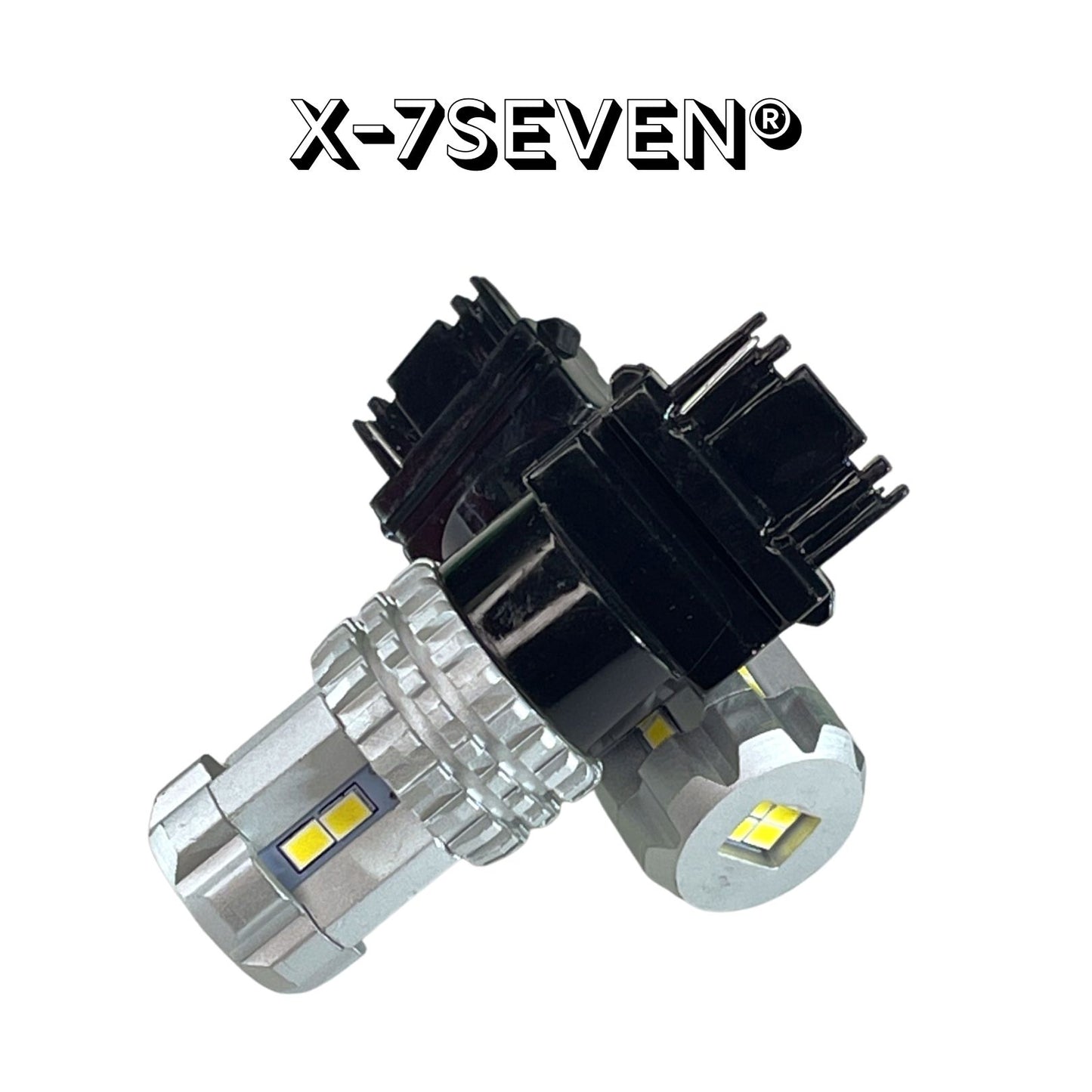 X-7SEVEN Anti-Flicker X-Smart Series 34W 3400LM 7443 3156 1157 T25 LED Turn Light Bulb for Cars Trucks Motorcycles