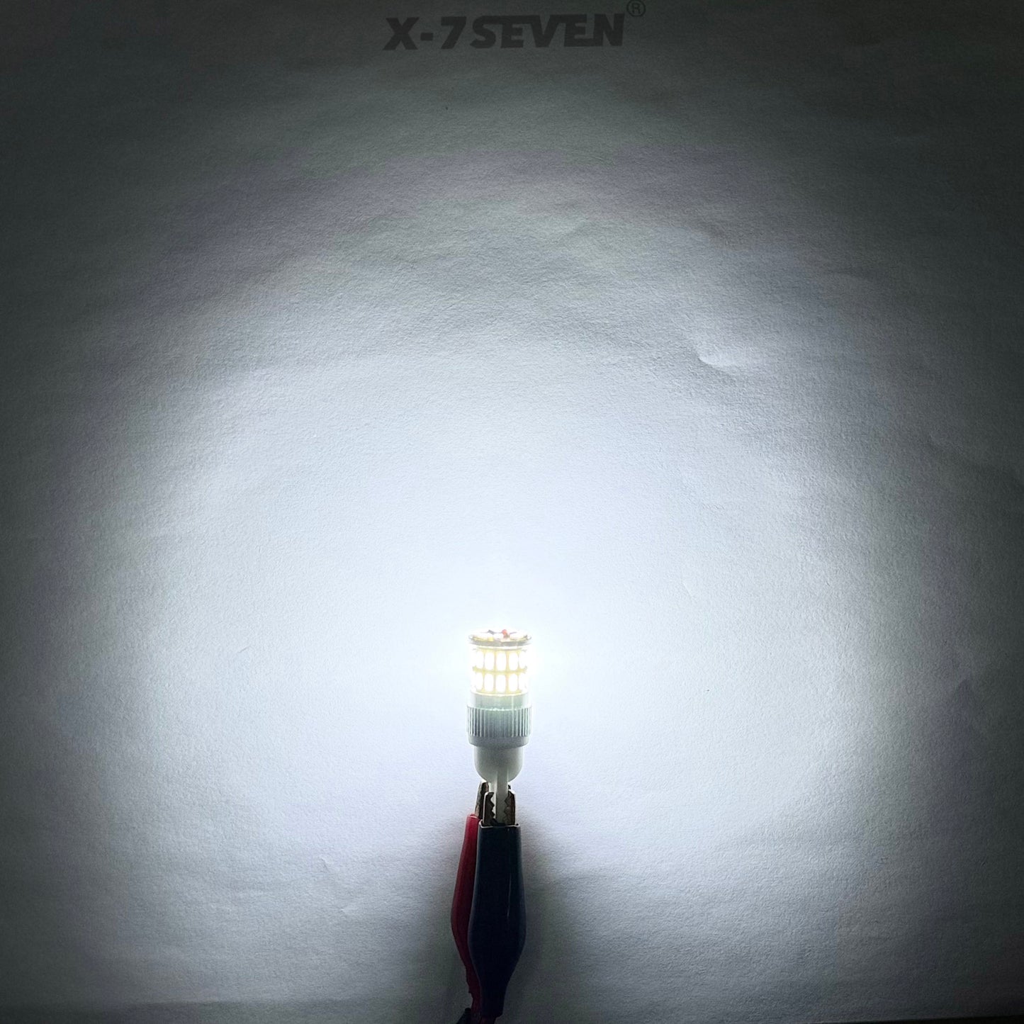 X-7SEVEN 360° Beam X-T10E Series T10 W5W White LED Dome Light Bulbs with Universal Adapter
