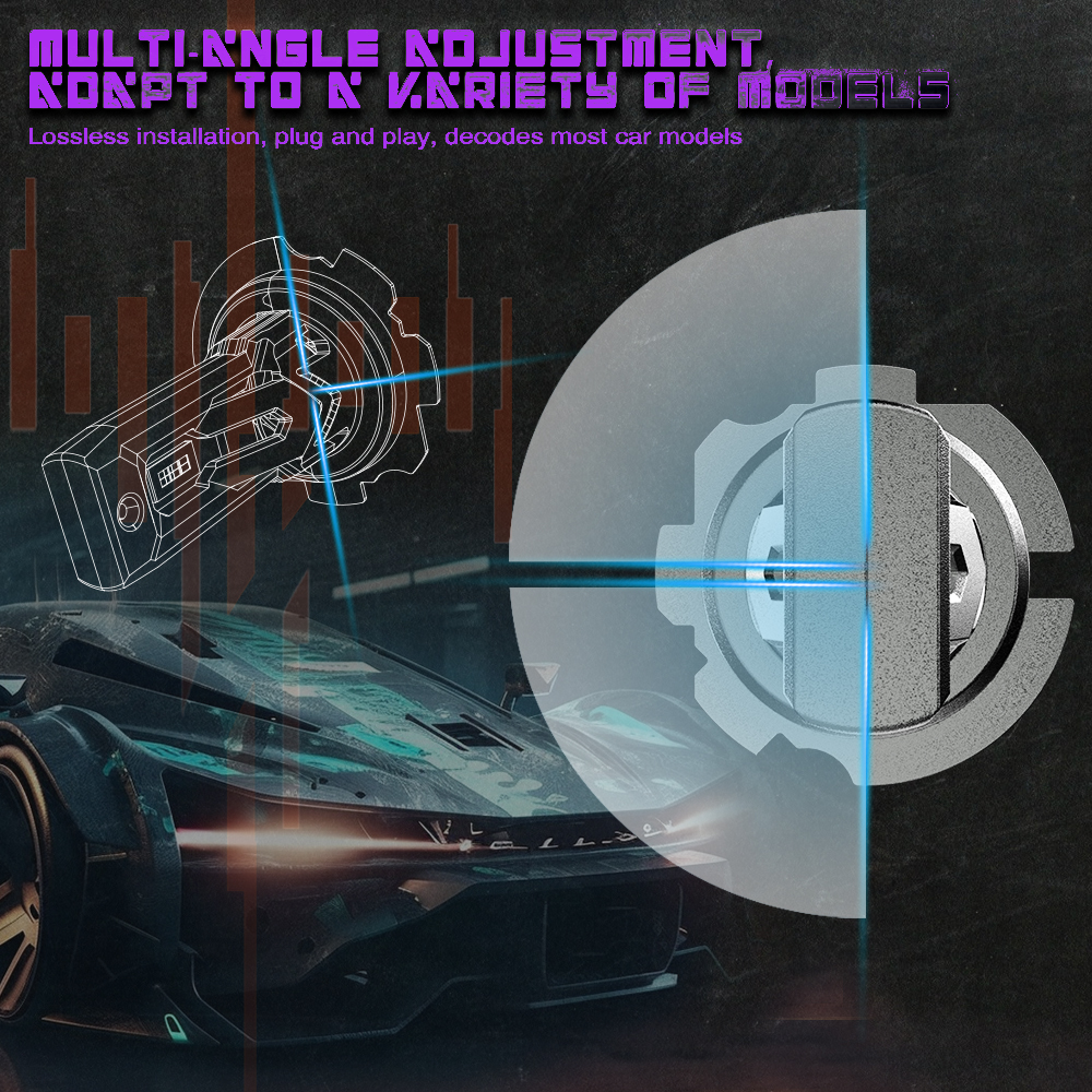 X-7SEVEN Plug & Play X-NOVA Series 70W 15000LM 1:1 Mini Size H4 H7 H11 9005 HB3 HB4 9006 9012 HIR2 LED DRL Fog Light 12V Headlight Bulb