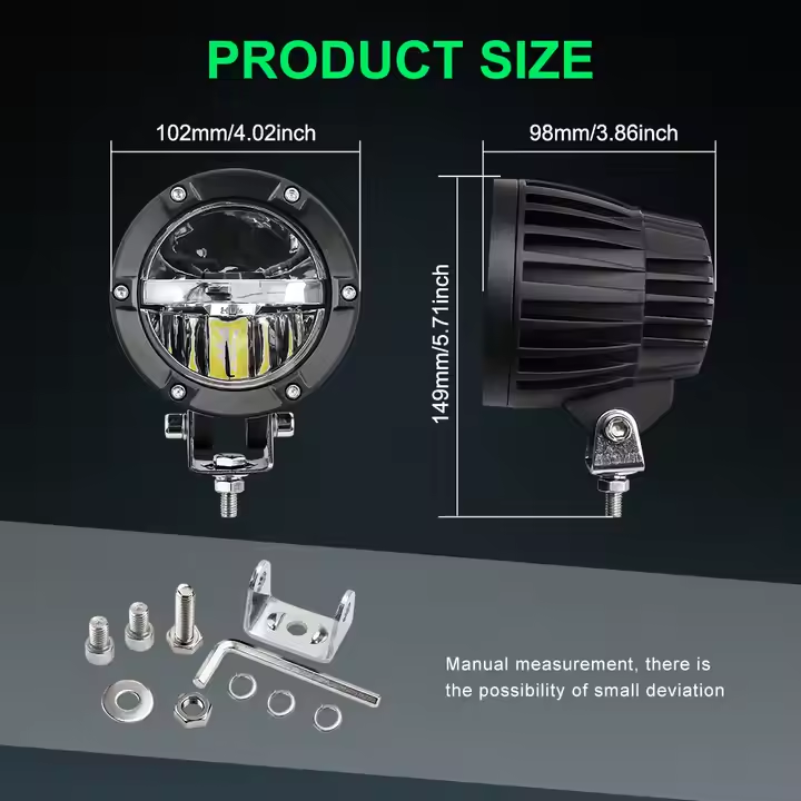 X-7SEVEN 4 Inch 54W Hi-Lo Beam LED Work Light - DLX0015