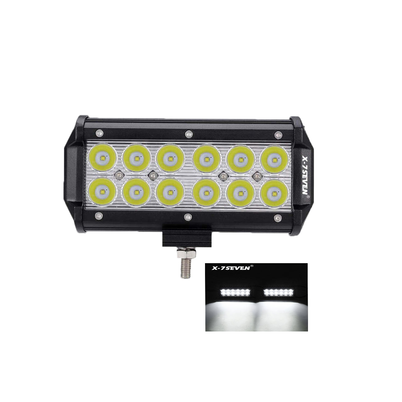 X-7SEVEN 7 Inch 36W CREE Spot Beam Led Work Light - WLXCL06