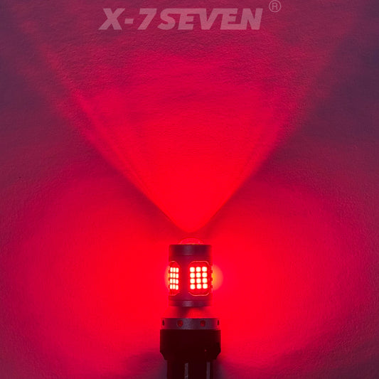 X-7SEVEN Ultra Bright X-Luminex Series 20W 2200LM 3156/3157/7440/7443/1156/1157 T20 T25 CANBUS Turn Signal Bulb for Cars & Trucks