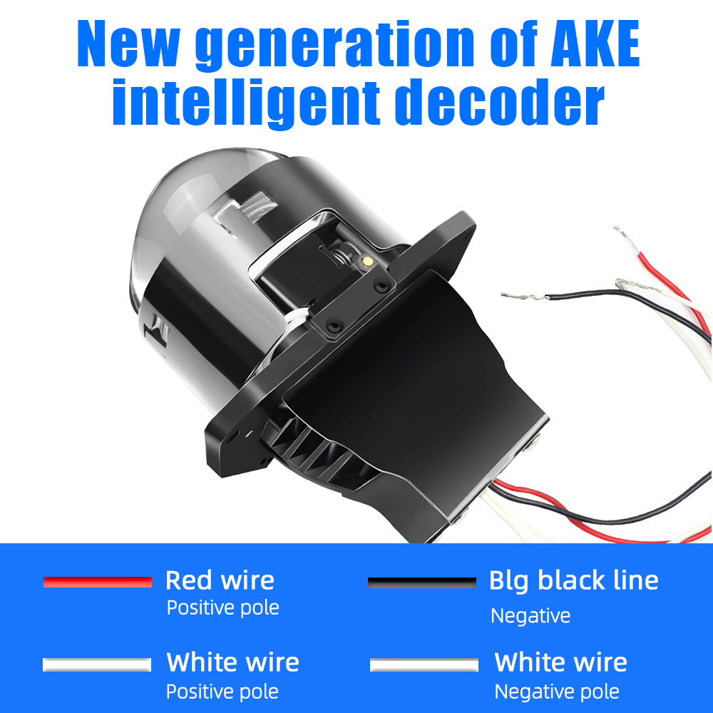 X-7SEVEN A98 OEM/ODM 3 Inch Bi-LED Projector Lens Customizable Headlight Assembly with Laser for Aftermarket Upgrade