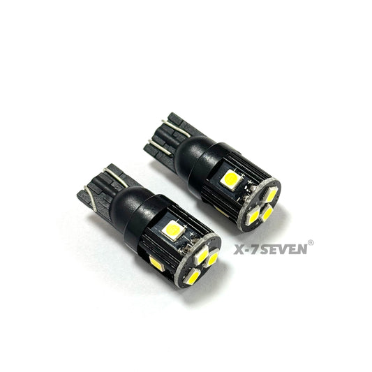 X-7SEVEN Hyper Bright X-T10F Series T10 10W 500LM 194 168 LED Bulb Replacement for Dashboard/Cluster Lights