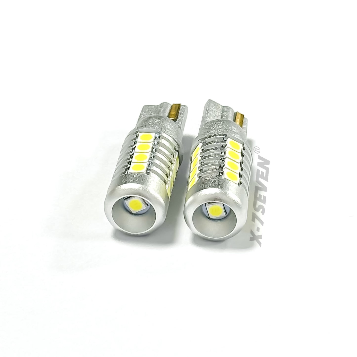 X-7SEVEN Super Bright X-10C Series T10 5W 600LM 194 168 LED License Plate Light Error Free Anti-Glare Universal Fit