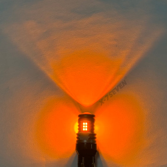 X-7SEVEN Superor Beam X-L03 Series 25W 2800LM 3157 7440 1156 T20 CANBUS Error Free Turn Signal Replacement